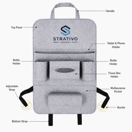 Customizable Car Seat Organizer for Corporate Gifting 2