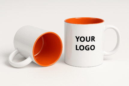 Two Tone 350 ml Ceramic Mug with Company Logo