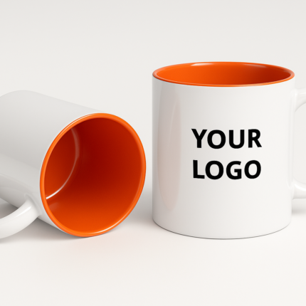 Two Tone 350 ml Ceramic Mug with Company Logo