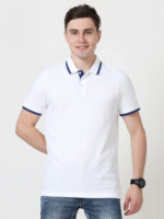 PUMA Pique Tipping Polo With Company Logo