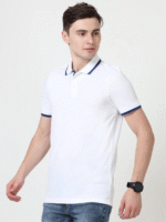 PUMA Pique Tipping Polo With Company Logo