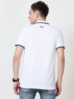 PUMA Pique Tipping Polo With Company Logo