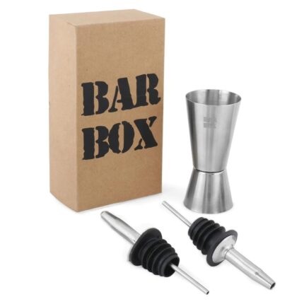 BarBox Double Side Stainless Steel Jigger & Bottle Pourer