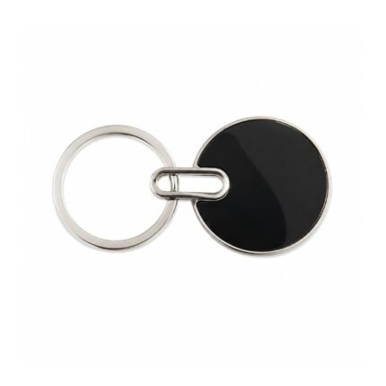 Customized Round Keychain With Company Name & Logo