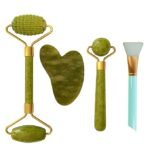 Close-up of Lifelong Manual Jade Roller & Gua Sha Set, perfect for wellness corporate gifts.