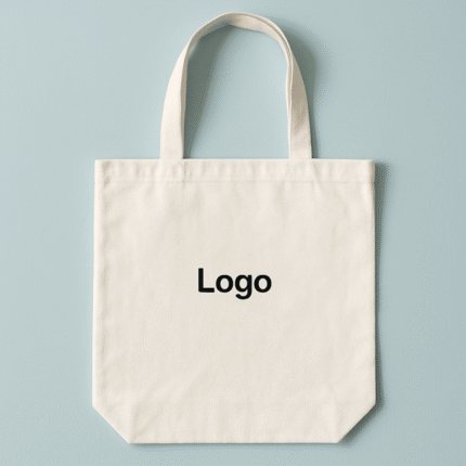 Plain White Customized tote Bag With Brand Logo