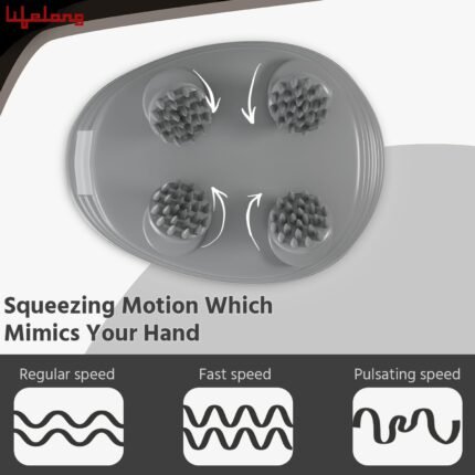 Lifelong Hair Scalp Rechargeable Electric Head Kneading Massager