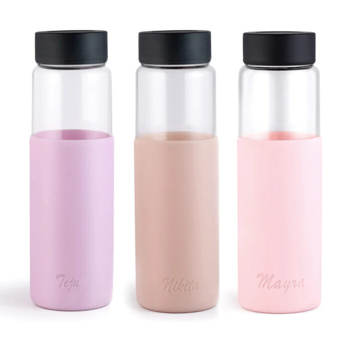 Marshmallow bottle - Borosilicate glass bottle
