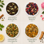 Logo printed luxury tea gift set 3