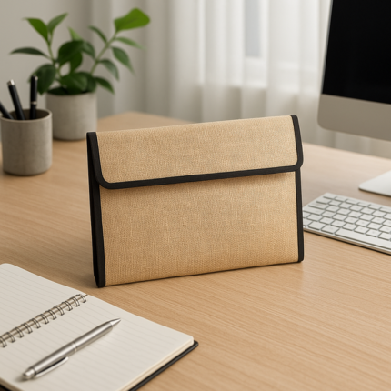 Soft Bound Jute Folder for Corporate Gifting