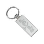 Custom Engraved Steel Keychain for Promotional Gifting