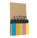 Custom printed spiral sticky notes