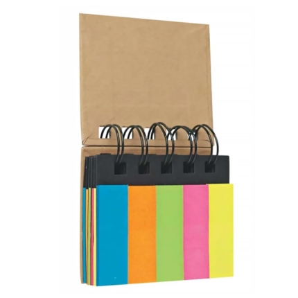 Custom printed spiral sticky notes