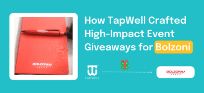 How TapWell Crafted High-Impact Event Giveaways for Bolzoni