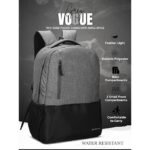 Cosmus Vogue 26L Grey Laptop Backpack