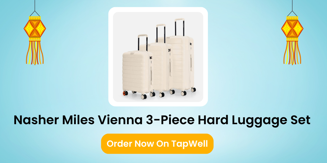 Nasher Miles Vienna 3-Piece Hard Luggage Set