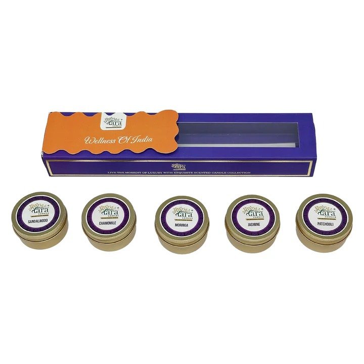 Wellness of India Scented Candle Gift Set Wellness of India Scented Candle Gift Set