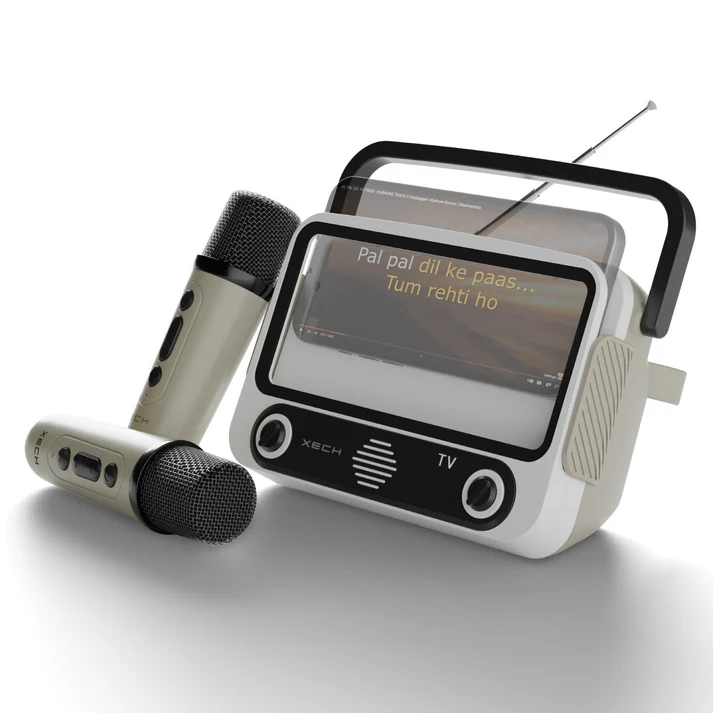 Karaoke Speaker with Dual Wireless Mic Karaoke Speaker with Dual Wireless Mic