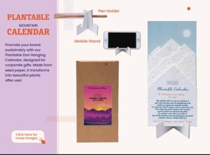Plantable Mountain Calendar – Seed Paper Eco Calendar