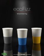 ecoFizz Wheat Straw Mug – Sustainable Travel Coffee Cup