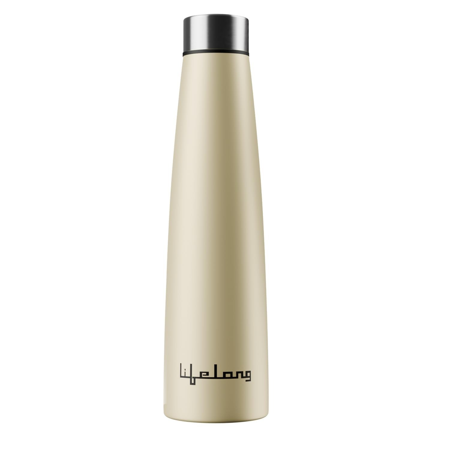 Lifelong Stainless Steel Water Bottle – 900ml (Beige) Lifelong Stainless Steel Water Bottle – 900ml (Beige)