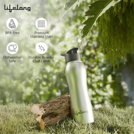 Lifelong Stainless Steel Water Bottle – 750ml