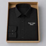 Customizable Formal Shirt Black 1