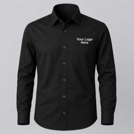 Customizable Formal Shirt Black