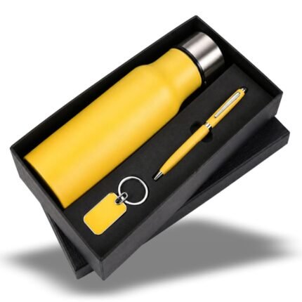 Bottle, Pen & Keychain Gift Set