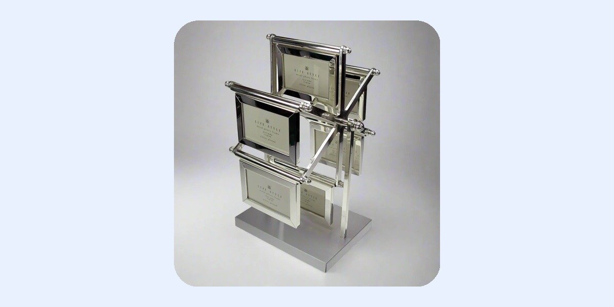Silver Plated Ferris Wheel Photo Frame