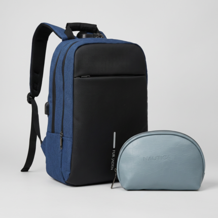 Executive Travel Backpack & Pouch Combo