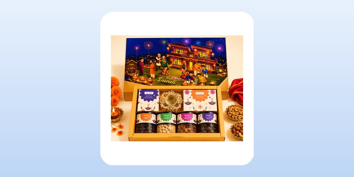 Raunak Diwali Grand Celebration Gift Box - Last Minute Diwali Corporate Gift